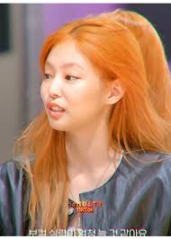 Jennie Kim Copper Hair