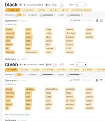 I Found Great Synonyms For Raven On The New Thesaurus Com Synonym Raven Raven Facts