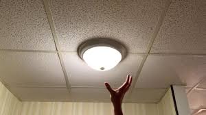 1 has screws on the outside of the metal frame, so you unscrew those and hold the glass bowl. Replace A Lightbulb In A Flush Mount Light Fixture Youtube