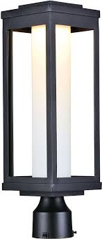 Maxim 55900swbk Salon Led Modern Black Led Outdoor Post Light Fixture Max 55900swbk