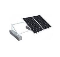 Adjustable tripod solar mounting systems for flat roof top
