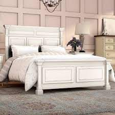 Parfondeval Panel Bed Master Bedroom Furniture White Bedroom Set Panel Bed