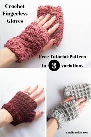 Crochet fingerless gloves shell pattern. Simple And Quick Fingerless Gloves Crochet Patterns 3 Versions Amelia Makes