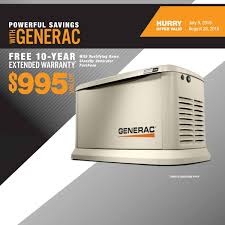 I once got it to run normally on manual, and set it back on automatic, but the next time it tried to do it's. Powerful Savings Generac Free 10 Year Extended Standby Warranty Norwall Powersystems