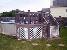 Custom above ground pool ideas. How Much Does A Chicagoland Pool Deck Cost Archadeck Of Chicagoland