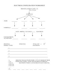 Exercise Electron Configurations Worksheet Electron Configurations Electron Configuration Chemistry Worksheets Matter Worksheets