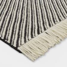 Black And White Woven Rug 5 X7 Chevron Woven Area Rug Black White Project 62 Project 62 Chevron Area Rugs Area Rugs