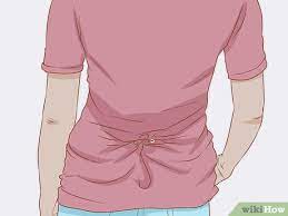 Make sure that the pin lies flat and isn't visible when the dress is put on. Ein T Shirt Kleiner Machen Wikihow
