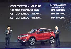 It is available in 4 colors, 3 variants, 2 engine, and 1 transmissions option: Topgear Proton X70 Officially Launched Rm100k Rm124k
