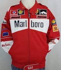 Check spelling or type a new query. Michael Schumacher F1 Formula 1 Racing Team Jacket Ferrari Marlboro Indy Size S Ferrari F1 Formula1 Racing Schumacher