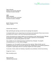 Voorbeeld Zakelijke Brief