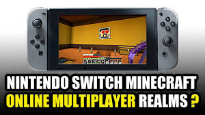 Nintendo Switch Minecraft Online Multiplayer Youtube