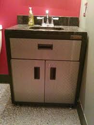 tool box vanity garage bathroom