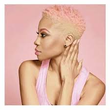A cute way to make sure your pixie stays sleek and smooth? Bubble Pink Blonde Ombre Slick Nappy Natural Hair Styles Natural Hair Styles For Black Women Twa Hairstyles