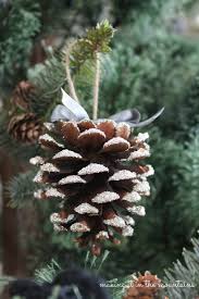 Glass Glitter Pine Cone Ornaments Making It In The Mountains Pinecone Ornaments Christmas Tree Ornaments Holiday Pine Cones