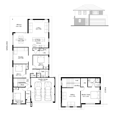 The Broadview Home Floor Plan For 12m Wide Blocks Danmar Homes Floor Plans House Floor Plans Broadview