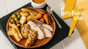 It is a meal held on christmas day (either the midday or afternoon meal) to celebrate the holiday. Hogwarts Christmas Dinner Traditional Christmas Dinner Recipe My Harry Potter Kitchen Ep 56 Youtube