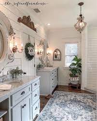 Love this modern country bathroom. 43 A Secret Weapon For Farmhouse Master Bathroom Ideas French Country 30 Inspirabytes Com Farmhouse Master Bathroom French Country Bathroom Bathroom Decor