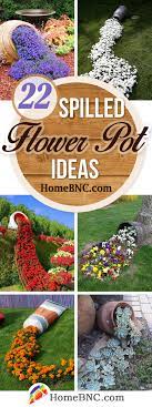 Plant your flowers inside the pot and around it to create a spilled effect. 22 Best Spilled Flower Pot Ideas And Designs For 2021