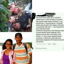 Pepe is dead pepe remains dead and we've killed him. Pembunuhan Sadis 2 Mahasiswa Universitas Papua Unipa Di Manokwari Papua Tabloid Wani