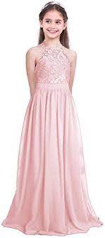 Iiniim Maxi Robe Longue De Princesse Ceremonie Mariage Enfant Fille Dentelle Mousseline Red Flower Girl Dresses Wedding Dresses For Girls Girls Dresses Summer