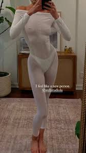 Elsa Hosk Nipple Pokies in a Body Stocking! - The Nip Slip