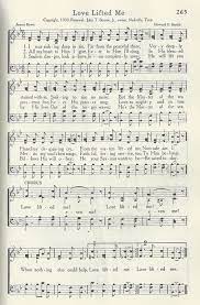 Love Lifted Me Hymn Sheet Music Hymn Music Hymns Lyrics