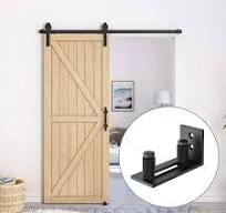 Homlux - Guía de puerta de granero corrediza resistente para suelo, de  rodillo ajustable, con diseño de parte inferior al ras, rodillo de calidad  ...
