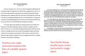 The high satisfaction rate is set by our quality control department, which checks all papers before submission. How To Double Space Your Paper Double Spaced Essay Double Space 500 Word Essay