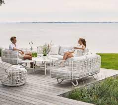 When patio chair cushions wear out, you either replace them or have them reupholstered. Cane Line Nest Round Chair Outdoor See Selection Cane Line Com