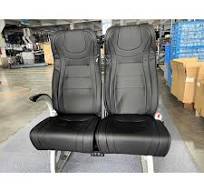 New Arrival Popular Car Accessories Leather Single/double School Passenger  Rear Seat with Bus Table High Back Bus Seat