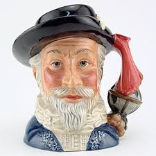 Royal Doulton's tribute to the Elizabethan explorer Sir Walter Raleigh.