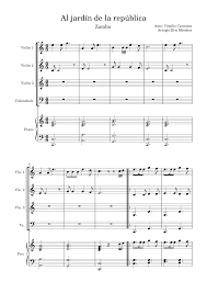 Al jardín de la republica