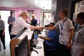 Boris Johnson Wonderful To Visit Staff At King S Mill Facebook