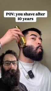 Ten year beard is gone. #beardlaw