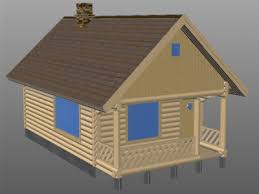 En la imagen superior, vemos como la casa se construye sobre la parcela directamente, además se utilizan algunos troncos para darle ese aspecto tan característico que se suele buscar. Planos De Casa De Madera 3d En Dwg Autocad Vivienda Unifamiliar 3d Proyectos En Planospara