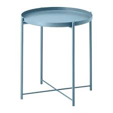 Gladom Tray Table Blue 17 1 2x20 5 8 Ikea Side Table Ikea Finds Ikea Decor