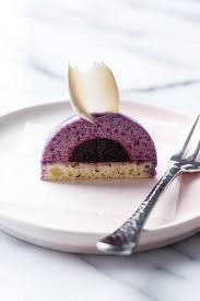 Mini Blueberry Mousse Cakes With Mirror Glaze Love And Olive Oil Recipe In 2020 Mousse Cake Individual Cakes Desserts