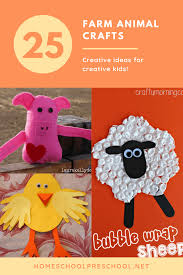 Free farm animal 3 part cards, farm books for kids, and hands on activities perfect for a preschool farm theme. 25 Fantastic Farm Animal Crafts For Preschool