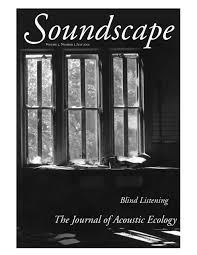 It's not polished at all, and a lot of the timing is off, but oh well. Oundscape The Journal Of Acoustic Ecology World Forum For