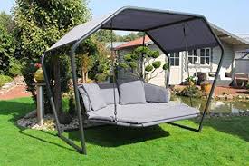 Leco Hollywoodliege Laureen Hollywoodschaukel Anthrazit Lichtgrau Ca L 264 X B 185 X H 195 Cm Http Www Amazon Gartenschaukel Hollywoodschaukel Schaukel