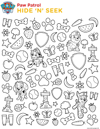 Print Hide And Seek Paw Patrol Coloring Pages Paw Patrol Coloring Pages Paw Patrol Coloring Paw Patrol