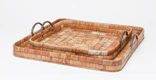 Check spelling or type a new query. Extra Large Square Rattan Woven Trays Mecox Gardens