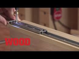 Will fit left or right installation. How To Install 3 Types Of Drawer Slides In Cabinets Wood Magazine Youtube