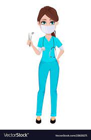See more ideas about drawings, cartoon drawings, sketches. Dentist Woman Medicine Healthcare Concept Vector Image Dentist Art Dentist Clipart Dentist Cartoon