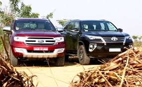 Ford Endeavour Vs Toyota Fortuner And Bajaj V12 Ford Endeavour Ford Toyota