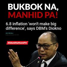 Dear Fellow Filipinos, Sinong niloloko ni Budget Secretary Diokno? Hindi  malaki ang magiging diperensya ng inflation sa mga mahihirap? Manhid! Kahit  sinong tanungin mo, malaking pabigat ang dagdag presyo sa lahat ng