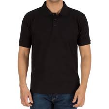 Find a range of smart formal styles for occasions. Plain Collar Neck Black Men S Polo T Shirt Rs 220 Piece Chris Merchant Private Limited Id 13765909555