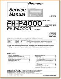 Pioneer Fhp 4000 R Automotive Audio On Demand Pdf Download English