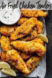 Air Fried Chicken Strips In 2020 Air Fried Chicken Tenders Fried Chicken Tenders Air Fried Chicken